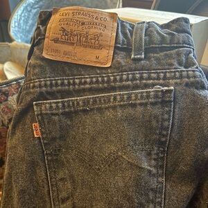 Levi's Dark Gray Relaxed Fit Jeans